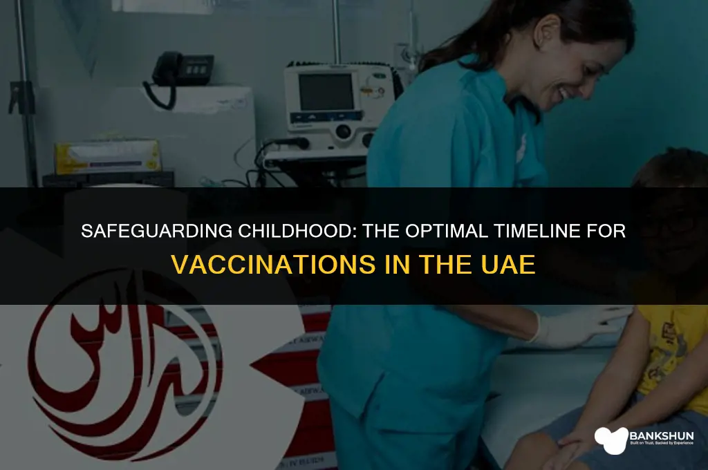 when begin in ud to vaccinate children