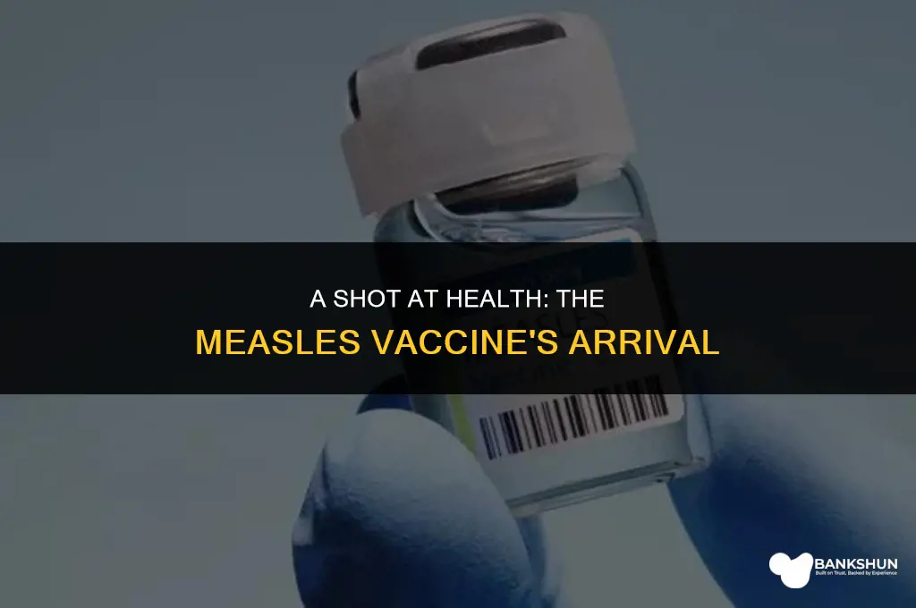 when did a measels vaccine become avaible