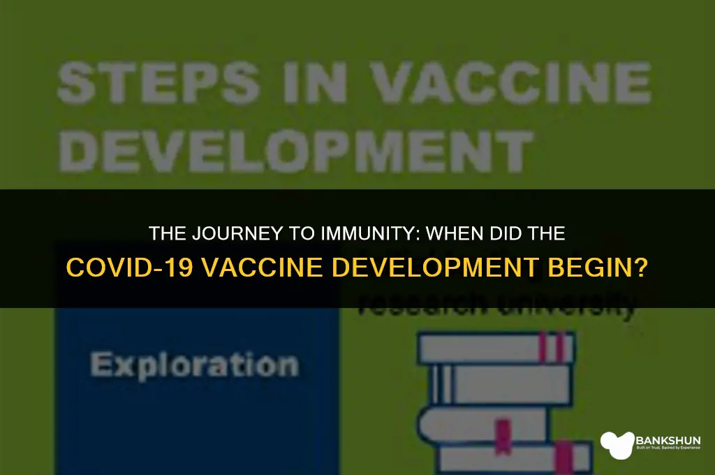 when did a vaccine for coronavirus start