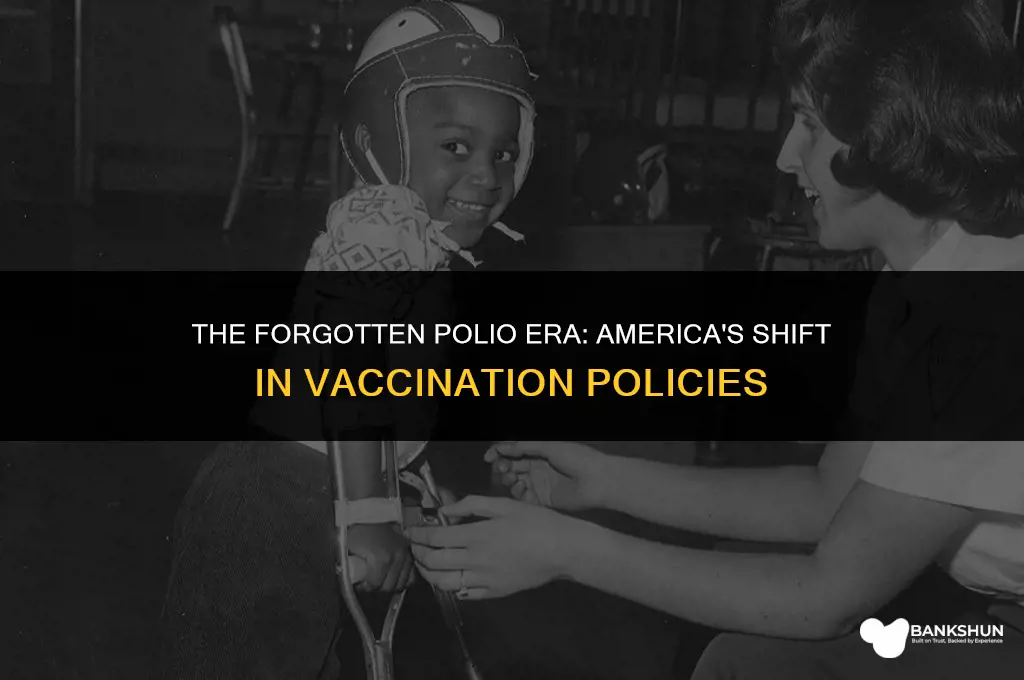when did america stop vaccinating for polio