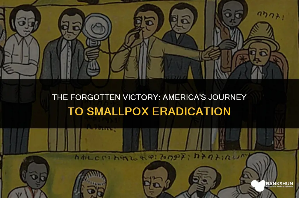 when did america stop vaccinating for smallpox