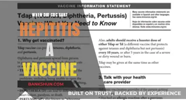 CDC's Hepatitis A Vaccine Initiative: A Timeline of Protection