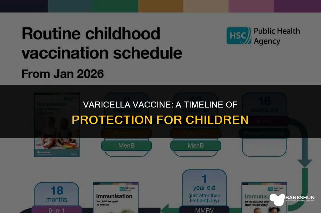 when did children receive the varicella vaccine