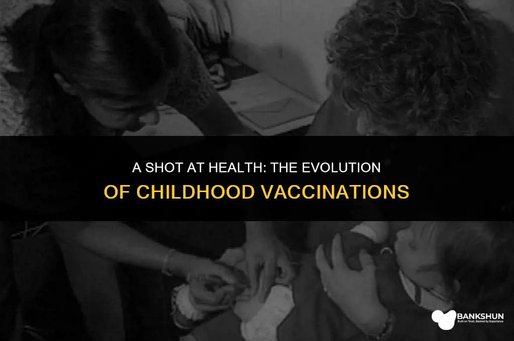 when did children start being routinely vaccinated