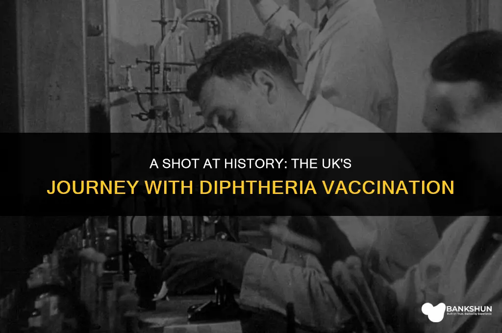 when did diphtheria vaccine start in uk