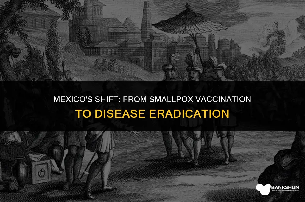 when did mexico stop giving smallpox vaccine