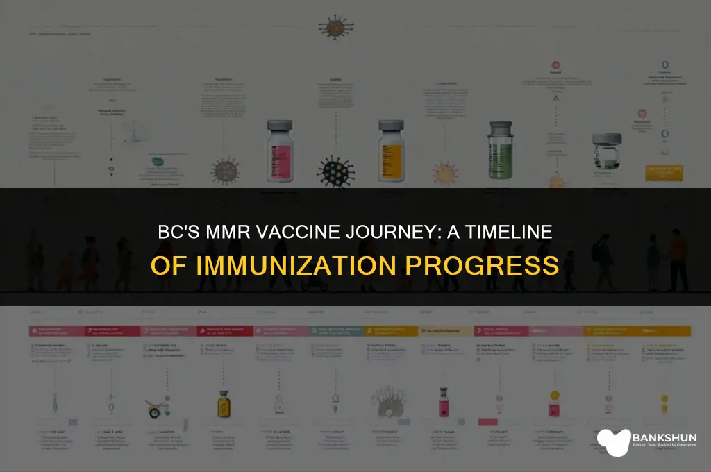 when did mmr vaccine start in bc