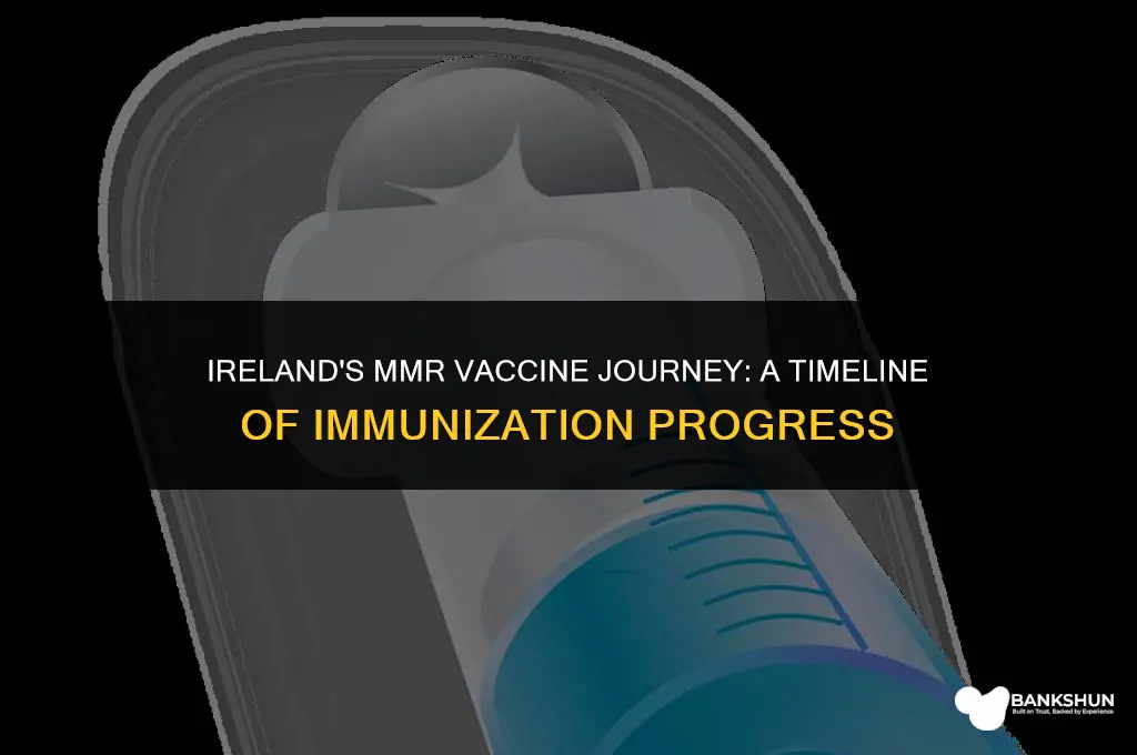 when did mmr vaccine start in ireland