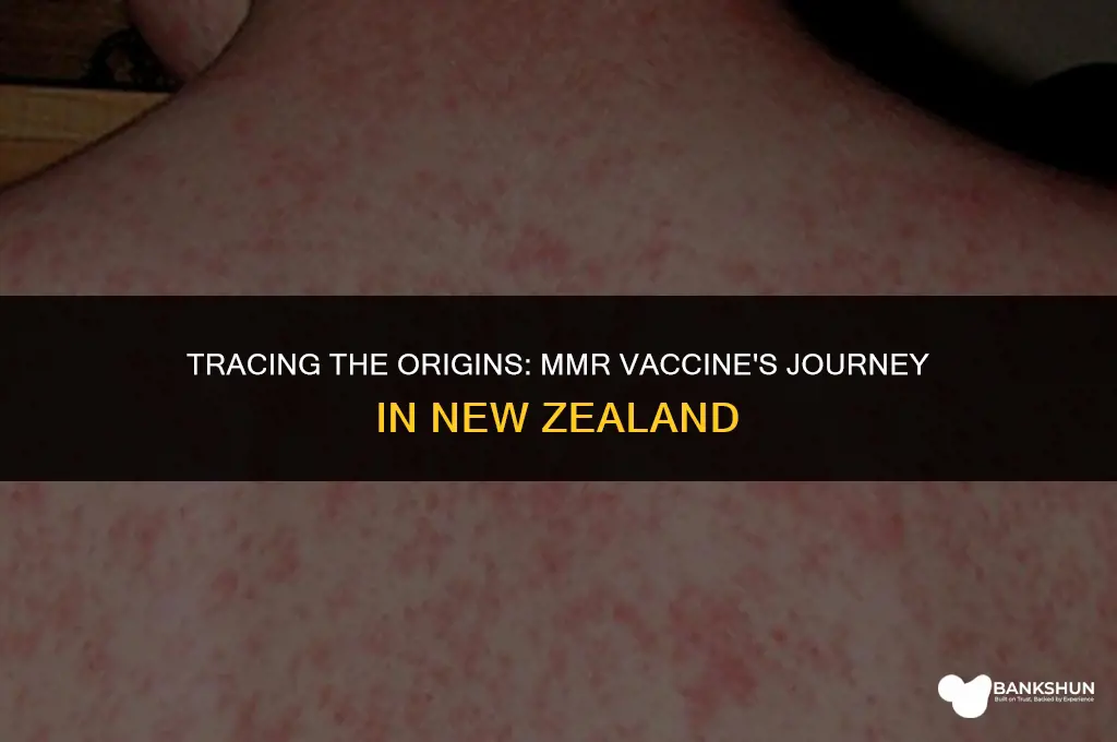when did mmr vaccine start in nz