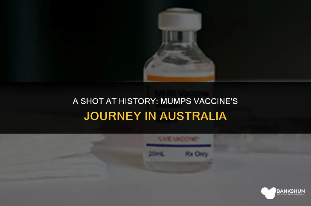 when did mumps vaccine start in australia