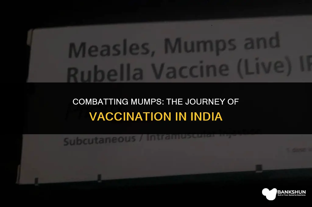 when did mumps vaccine start in india