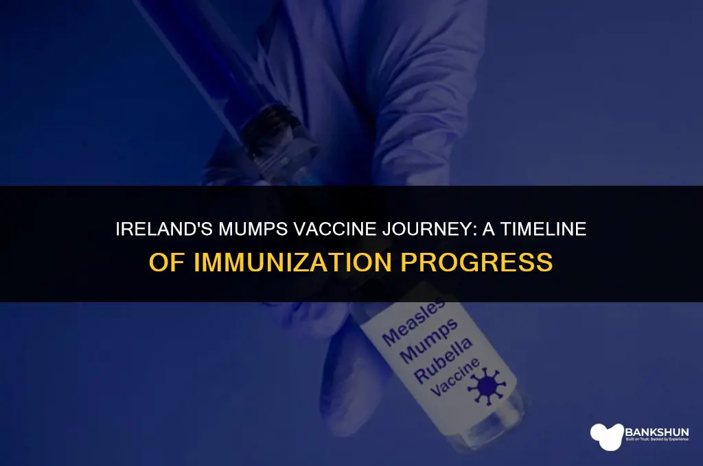 when did mumps vaccine start in ireland