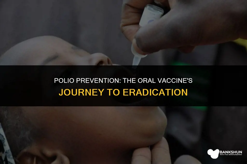when did oral polio vaccine come out