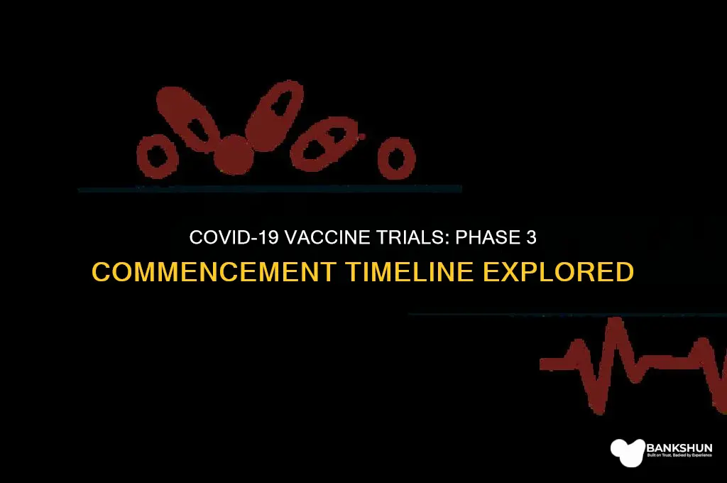 when did phase 3 vaccine trials start