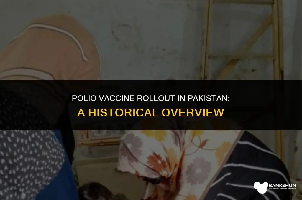when did polio vaccine start in pakistan