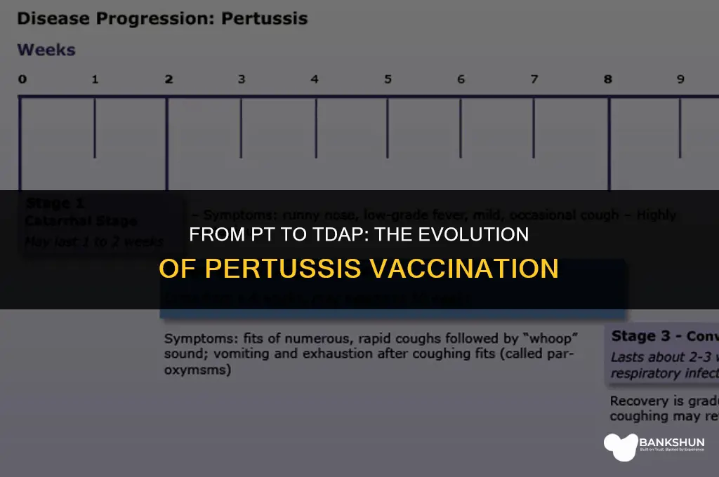 when did pt change to tdap vaccine