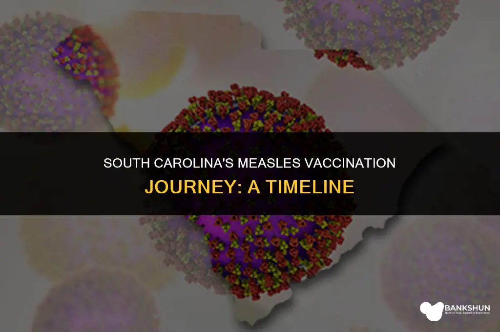 when did sc start vaccination for meseals