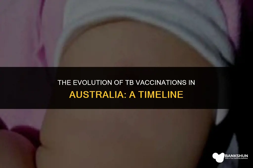 when did tb vaccinations stop in australia