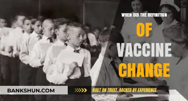 Exploring the Evolution: When Did the Definition of Vaccine Change?