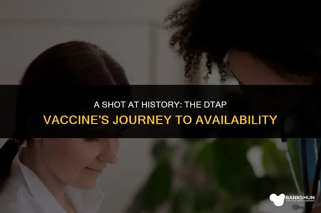 when did the dtap vaccine become available