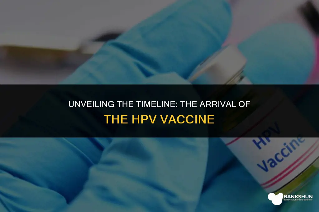 when did the hov vaccine come out
