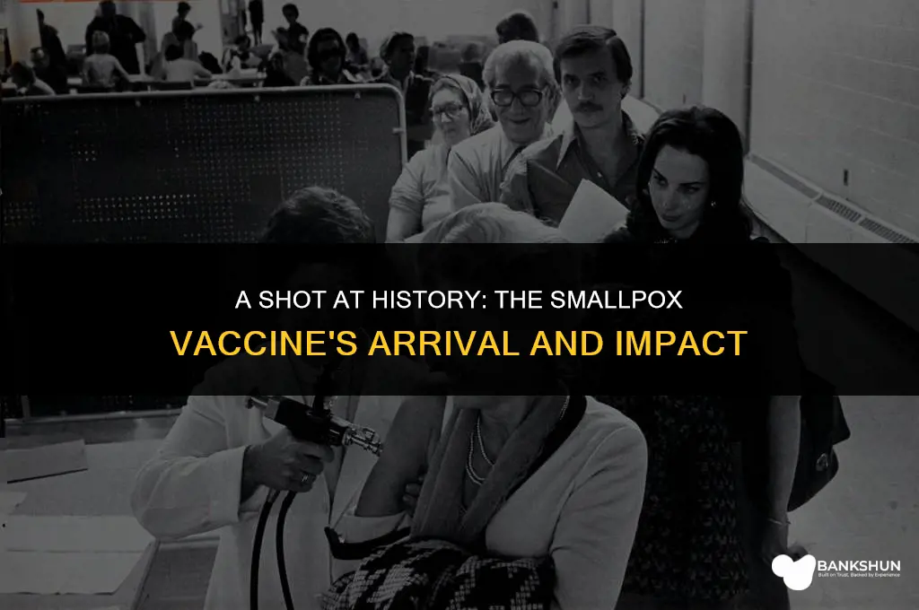 when did the smallpox vaccine become available