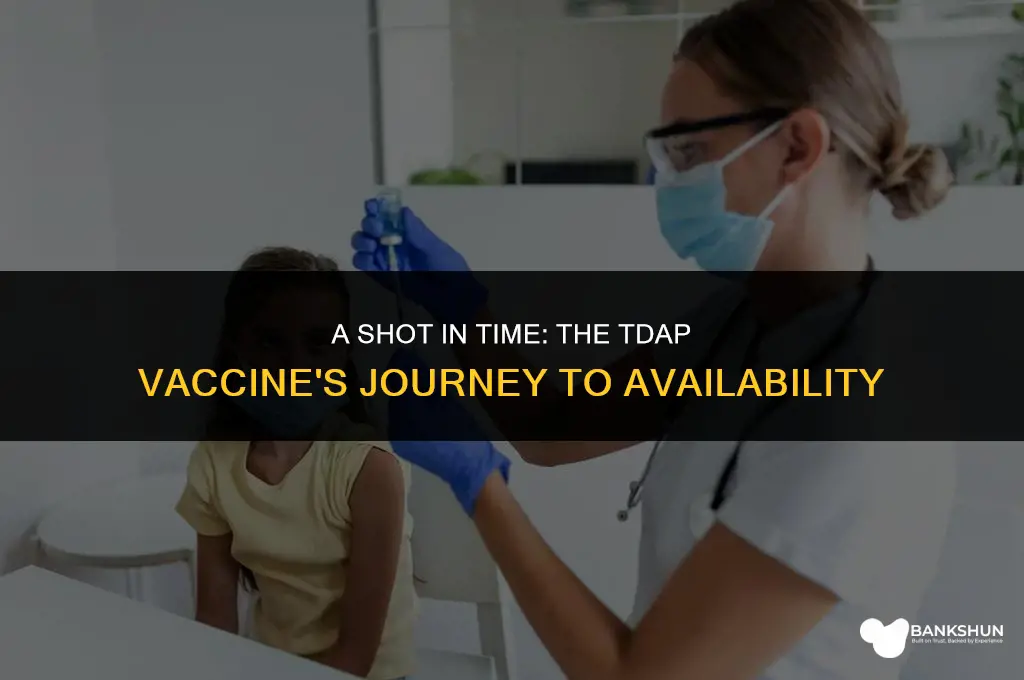 when did the tdap vaccine become available