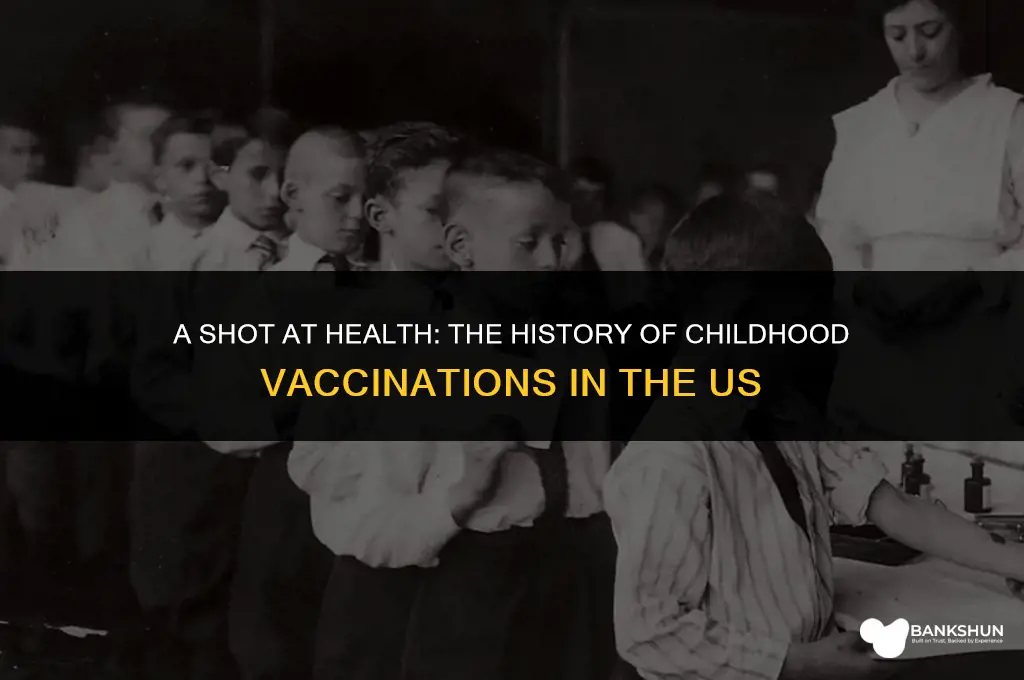 when did the us start vaccinating children