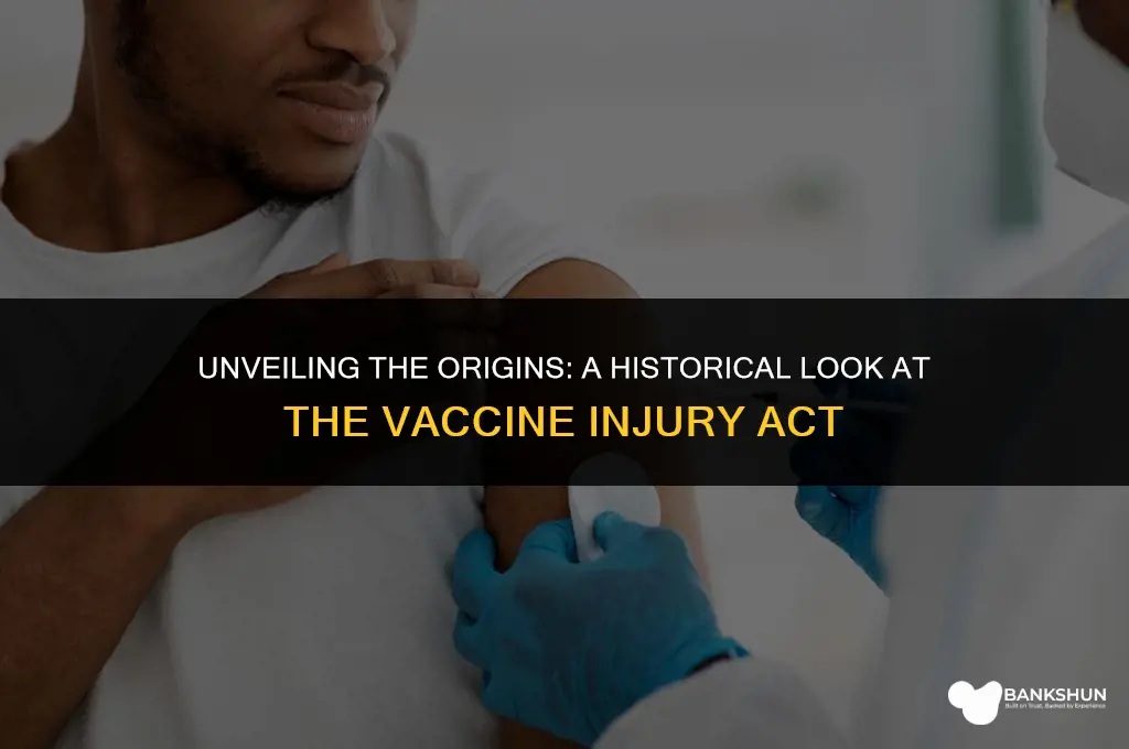 when did the vaccine injury act start