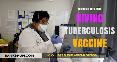The Decline of TB Vaccinations: A Timeline and Analysis