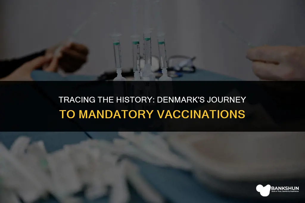 when did vaccinations become mandatory in denmark