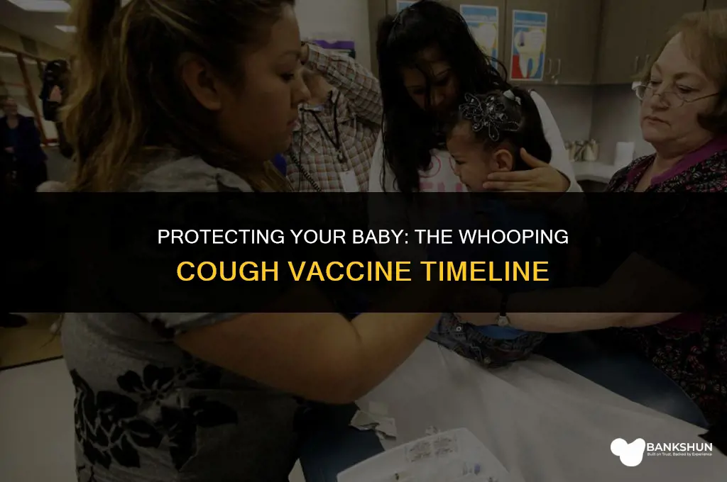 when do babies have whooping cough vaccine