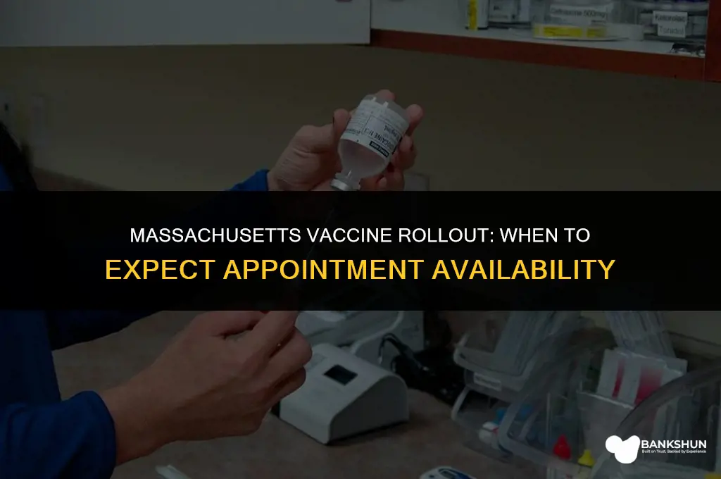 when do massachusetts vaccine appointments come out