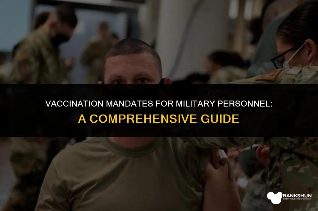 when do military have to be vaccinated