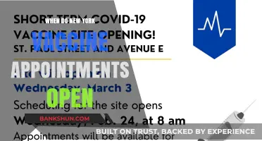 New York Vaccine Appointments: When Do They Open?