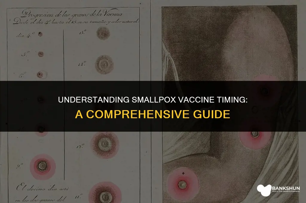 when do they start giving smallpox vaccine