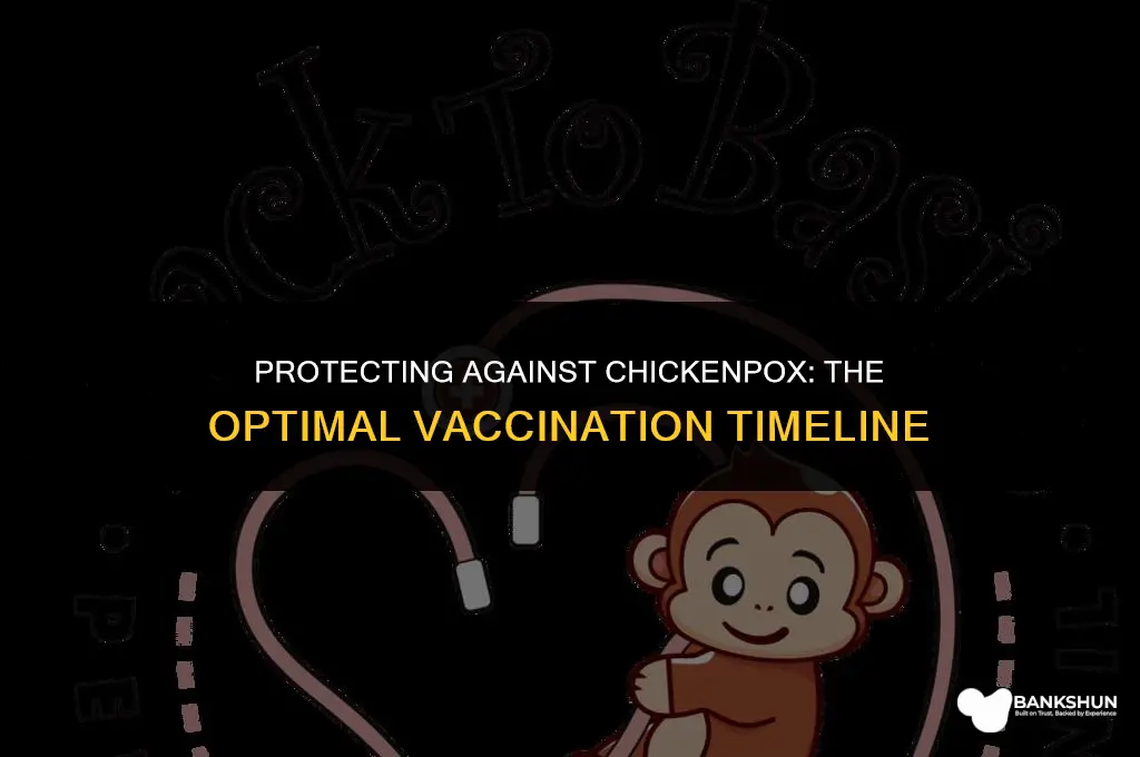 when do you have the chickenpox vaccine