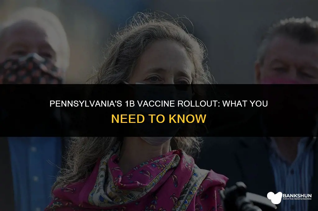 when does 1b vaccine start in pa