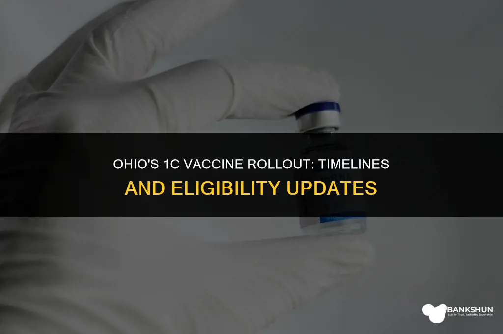 when does 1c vaccine start in ohio