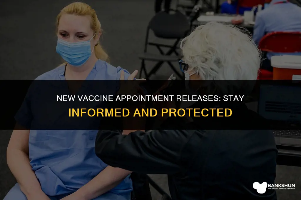 when does ma release new vaccine appointments