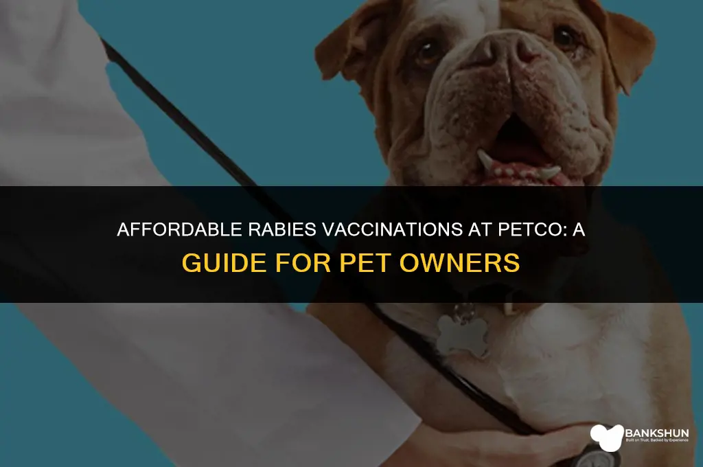 when does petco do inexpensive rabies vaccinations