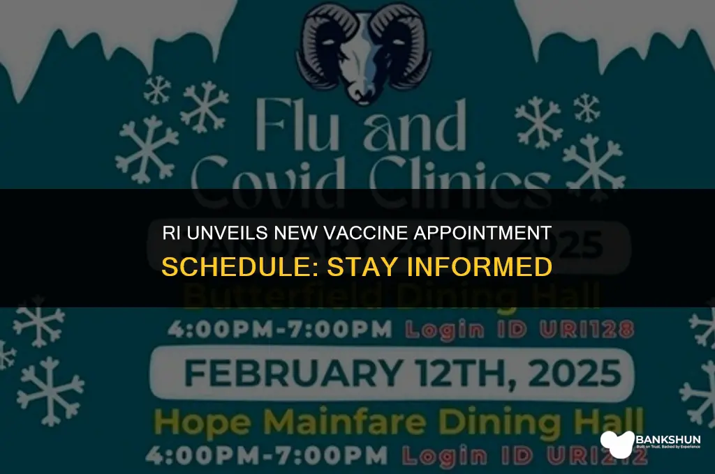 when does ri release new vaccine appointments