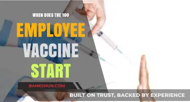When Does the 100 Employee Vaccine Rollout Commence?