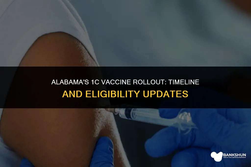 when is 1c vaccine available in alabama