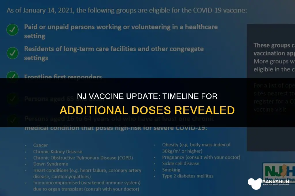 when is more vaccine coming to nj