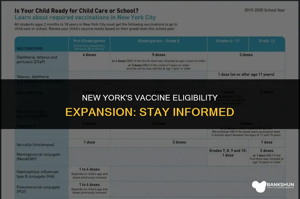 when is new york expanding vaccine eligibility