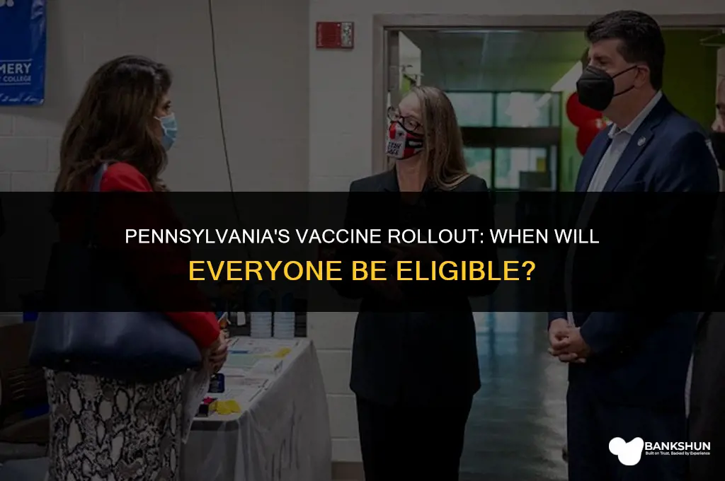when is pa opening vaccines to everyone