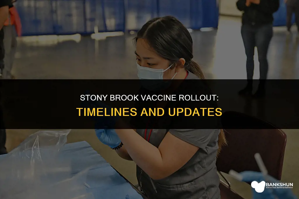 when is stony brook opening for vaccines