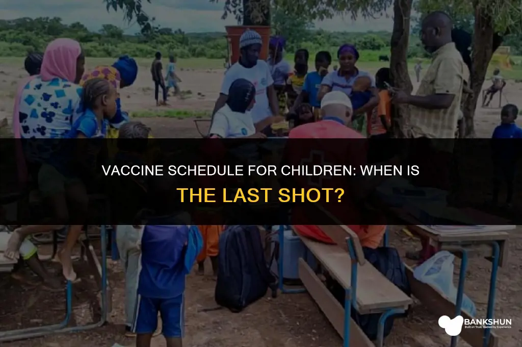 when is the last vaccine for kids