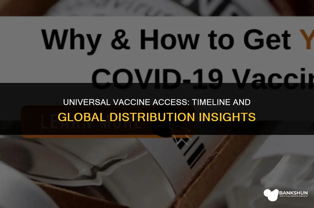 when is the vaccine available for everyone